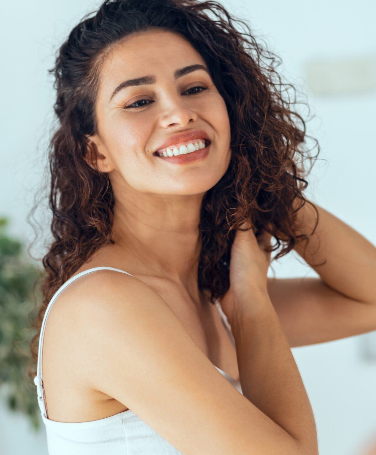 marin county facelift model with blonde hair